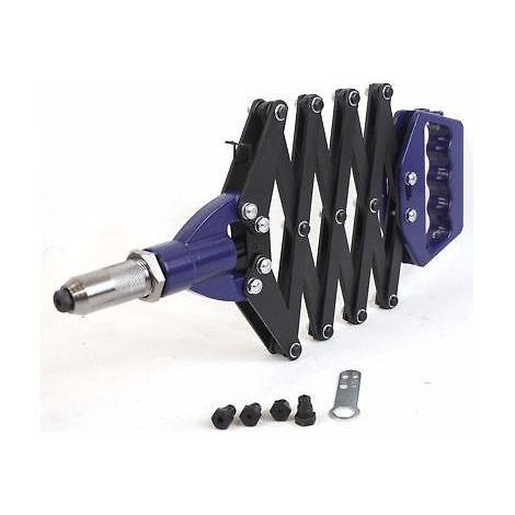HEAVY DUTY 32" LAZY TONGUE TONG HAND RIVETER BLIND POP RIVET GUN 2.4MM - 6MM TZ