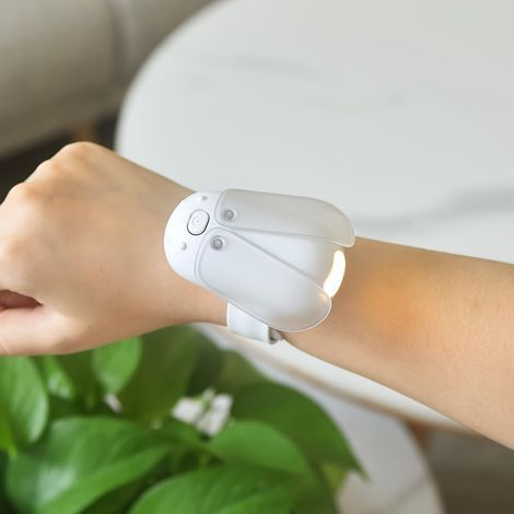 Rechargeable mignon Firefly poignet lumière, Mini portable protection des yeux chaude lumière de lecture, 3 Température de couleur Long Press pour régler la luminosité la lumières.