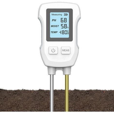 This 3 in 1 digital plant hygrometer measures pH, humidity and temperature, and is suitable for gardens, lawns, farms and indoor and outdoor plants. (1/4)