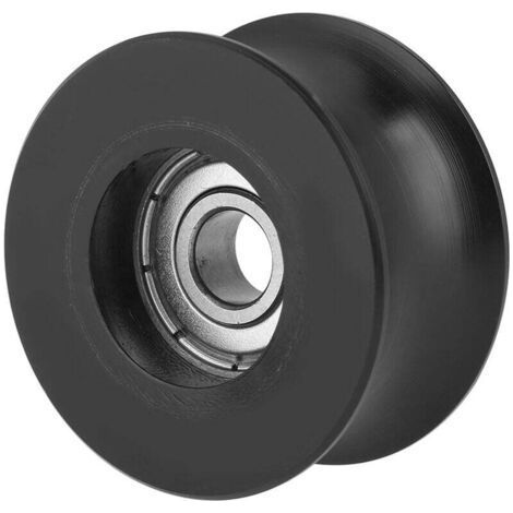 SNQ – Lot de 4 poulies à gorge U 8x40x20.7mm – Conception U pour fonctionnement lisse – Matériau durable pour équipements mécaniques - 0840UU (1/5)