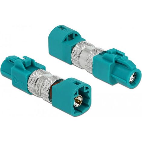 Adaptador de datos Delock hsd z female to hsd z male nylon housing oro