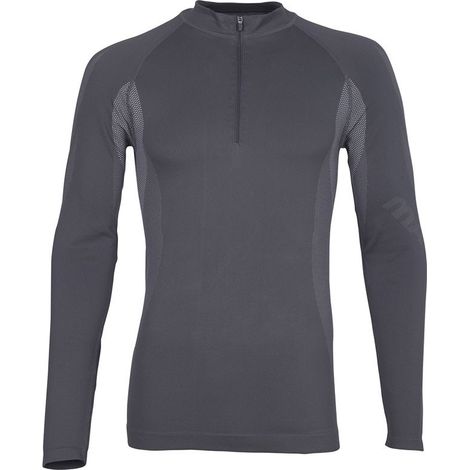 T-shirt technique respirant manches longues Valongo MASCOT 50177 - Gris foncé - L/XL