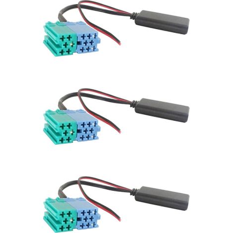 Auto-Audio-CD-Wechsler, 3-teiliges Set, 6+8-polig, Bluetooth 5.0, Aux-Receiver, Adapter für Fiat Bravo 2007+ Visteon, Aux-Radiokabel (1/5)