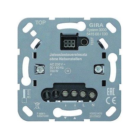 Modulo di comando Gira 541500 S3000 argento