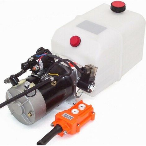 Hydraulik Pumpe Hydraulikaggregat 12V 180 bar Kipperpumpe LKW Kipper Stapler