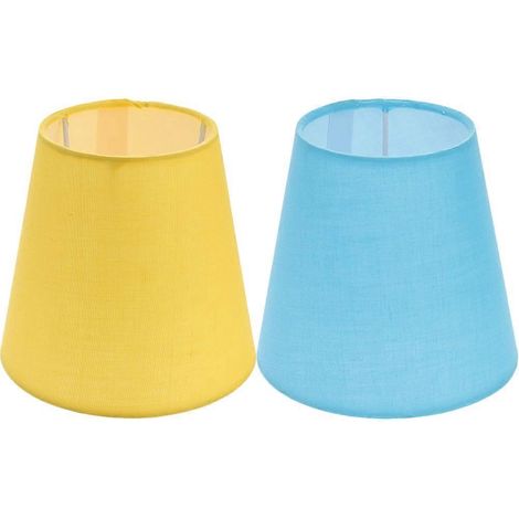 Abat-jour décoratif décoratif en forme de macaron, couleurs assorties, compatible avec les suspensions (lot de 2). (1/5)
