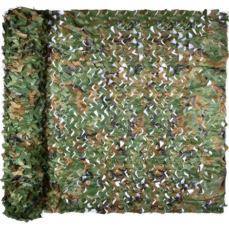 Malla de camuflaje, ideal para decorar fiestas temáticas, etc. (tema bosque, 1 pieza) (1/5)
