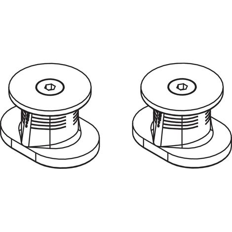 Kermi 6037935 BC Schraubensatz verstellb. E70