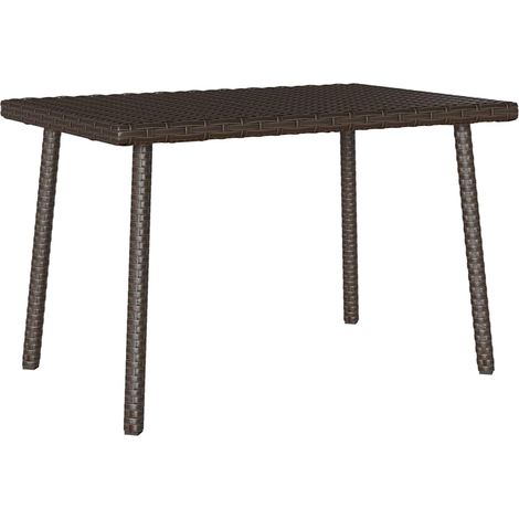 Maison Exclusive - Garten-Couchtisch Rechteckig Braun 60x40x37 cm