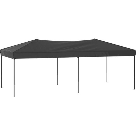 Tente de réception pliable Anthracite 3x6 m