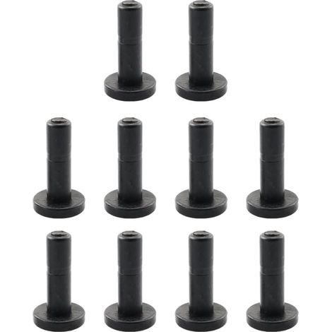 Lot de 10 bouchons d'extrémité de tuyau de 6,35 mm, bouchons droits pour système d'irrigation agricole de jardin, noir (1/5)