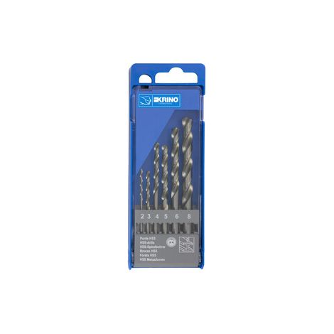 ASSORTIMENTO 6 PUNTE HSS RETTIFICATE H.Q.   2-8 MM