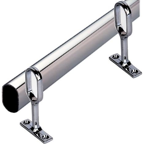 Tubo Guardaroba Ovale KLOSE Besser, 30 x 15 mm + 2 supporti  1 Métre - 2