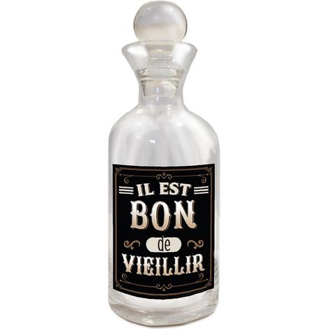 Carafe à spiritueux en boite cadeau 1 litre (1/2)
