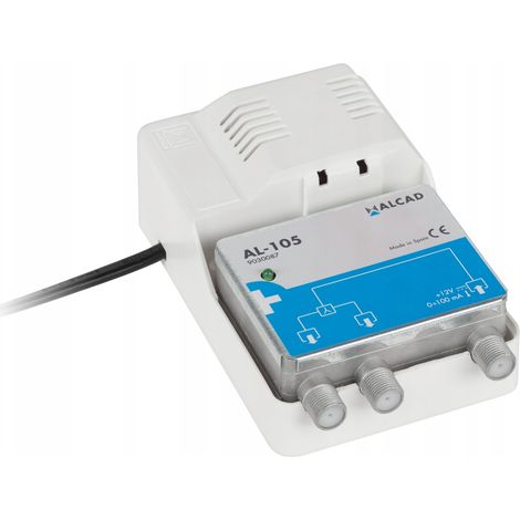 Répartiteur d'antenne 2 répartiteur TV 12V Alcad AL-105 (1/3)