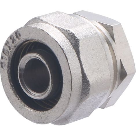 Noyon & Thiebault – Bouchon à compression pour tube multicouche Ø16 – Laiton – 10 bar – Joints toriques EPDM – Compatible chauffage au sol et radiateurs haute température