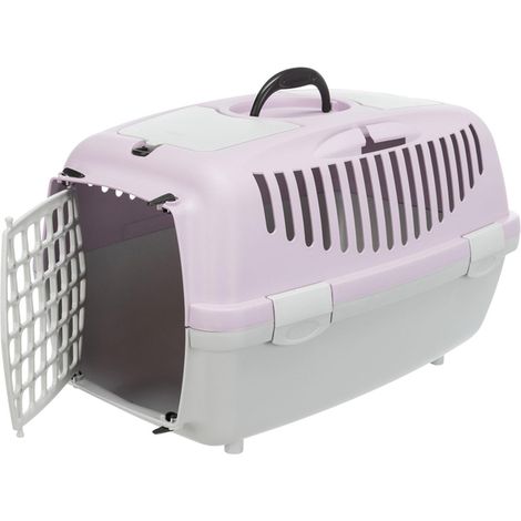 Trixie Transportín Capri 2, XS–S:37×34×55cm,GrisCl/LilaCl