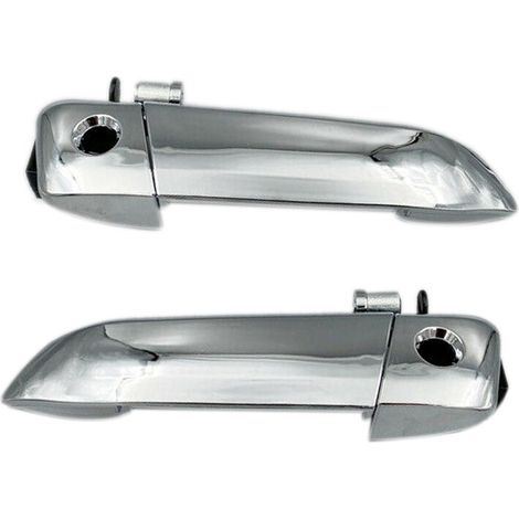 Manijas exteriores cromadas para las puertas delanteras (izquierda y derecha) de las furgonetas Toyota Hiace, furgonetas de pasajeros y furgonetas Quantum, fabricadas entre 2005 y 2018.