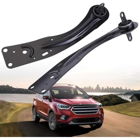 Lot de 2 bras de commande arrière gauche et droit compatibles avec Ford Escape SEL SE 1.5L 2.0L 2.5L 2013-2019 Kit de bagues de bras de remorquage CV6Z5808A CV6Z5808B Bras de suspension arrière côté (1/5)