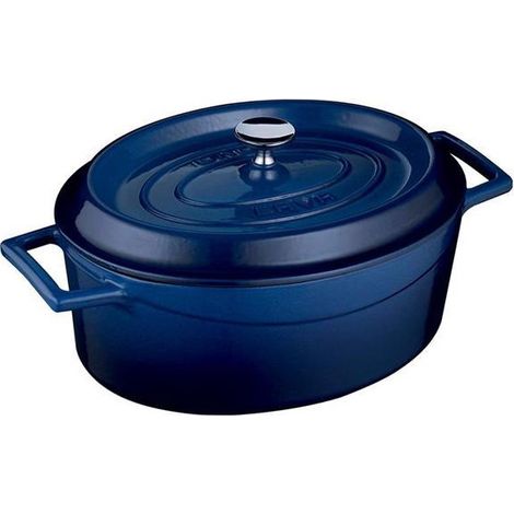 Cocotte ovale en fonte dim. 25x31cm - 7060ml - Finedine