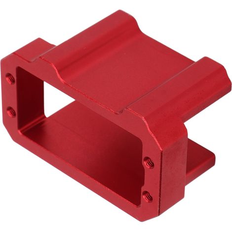 Support en Alliage d'Aluminium pour Servo de Voiture RC 1/8 4x4 - Rouge (1/5)