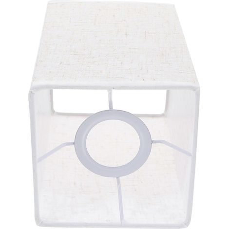 Décoration d'intérieur, cache-ampoule à clip, abat-jour décoratif carré en tissu, cache-ampoule pour lustre, abat-jour pour lampadaire (1/5)