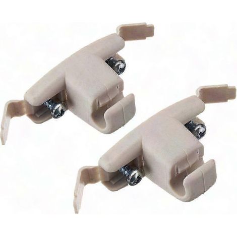 2x Beige Sonnenblenden-Halterungsclip 51168243575 für BMW E46 3er 325 M3 (1/5)