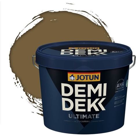 Peinture Bois - DEMI DEKK ULTIMATE - Satinée - RAL 7008 - 3L (1/2)