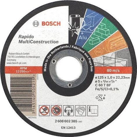 Bosch 2 608 602 383 accesorio para amoladora angular Disco de desbaste
