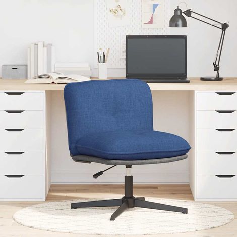 Chaise pivotante de bureau,Fauteuil de bureau, Chaise Gaming Bleu Tissu CFW48682 (1/5)