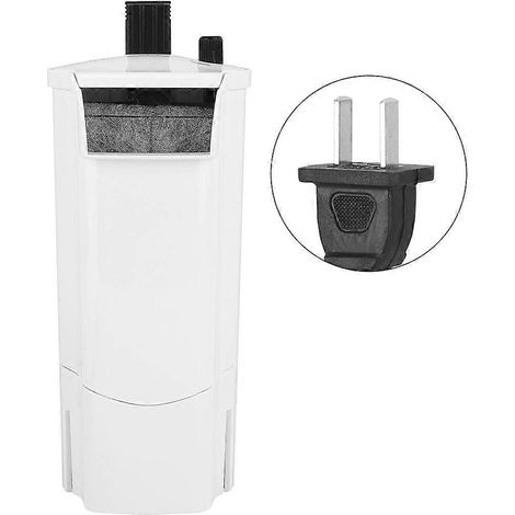 Aquarium Tortue 3-en-1 Filtre Cascade Silencieux + Pompe + Purificateur d'Eau, Réservoir Bas et Peu Profond (1/5)