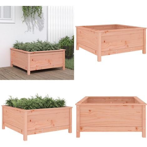 Jardinière 82,5x82,5x39 cm bois massif douglas - Jardiniered'extérieure - Jardinière Bois - Pot Plante Extérieur - Déco Jardin - Jardinière Rectangulaire - Home & Living (1/5)