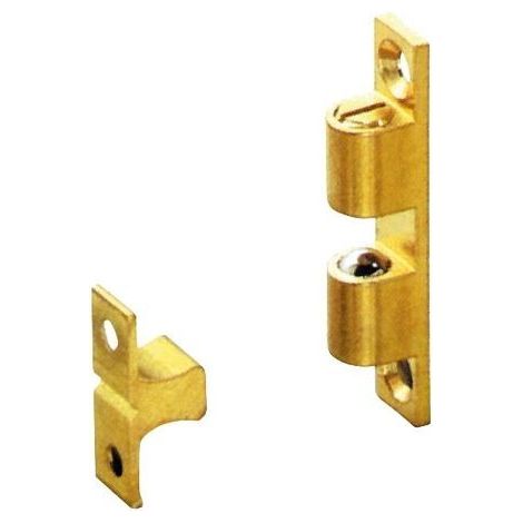 Cricchetto a Due Sfere in Ottone Lucido misura 50 mm (1/2)