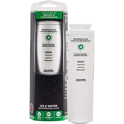 Purificateur d'eau pour réfrigérateur (compatible avec les modèles Matek et Chef Bao, modèle EDR4RXD1/UKF8001) simple Blanc (1/5)