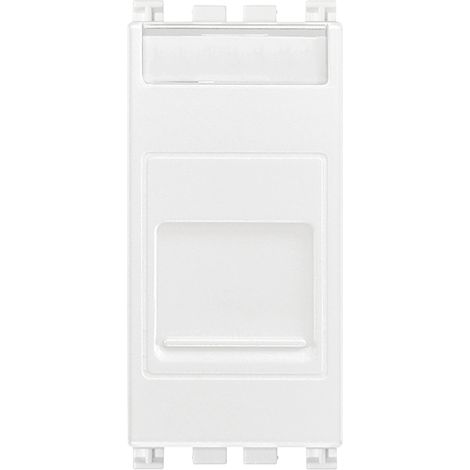 VIMAR - 19337.C.B Adattatore portello RJ45 Keystone bianco