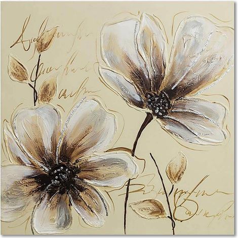 Tableau fleurs 7 - 40 x 40 cm (1/5)