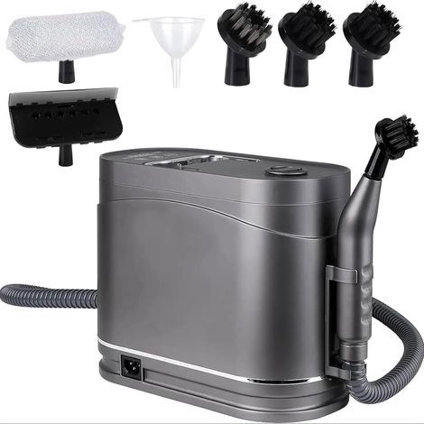 Nettoyeur vapeur multifonction 1500 W, réservoir d'eau de 1,2 L, nettoyeur vapeur portatif 105-120 °C (1/4)