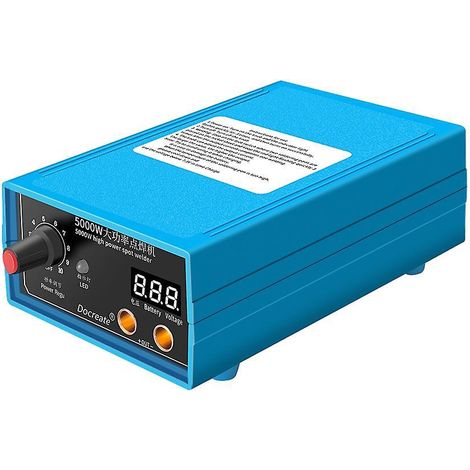 5000W Handschweißgerät für Zuhause, tragbar, Akku, Nickelblech, Punktschweißen, Digitalröhre