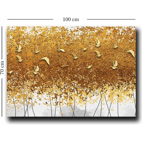 Decorazione artistica da parete con stampa su tela Painting Multicolore (1/4)