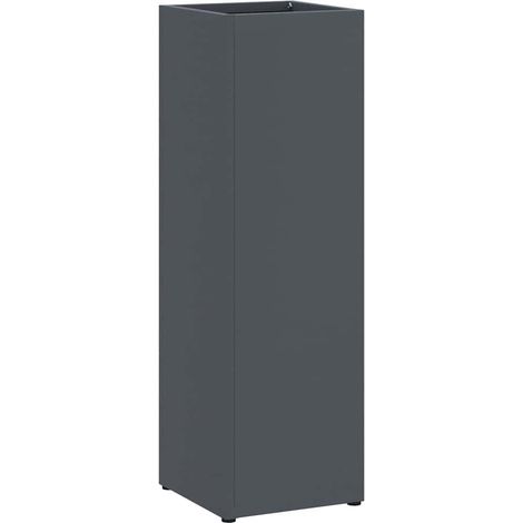Porte-parapluie Anthracite 15,5 x 15,5 x 49 cm Métal CFW555074 (1/5)