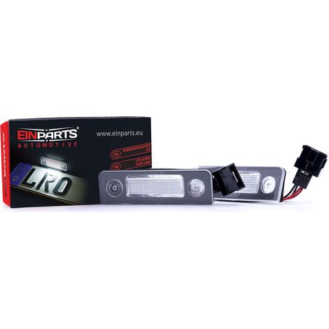 Luci targa a LED 6000K bianco freddo 12V CANBUS per Skoda Octavia II, Skoda Roomster, Skoda Praktik (1/5)