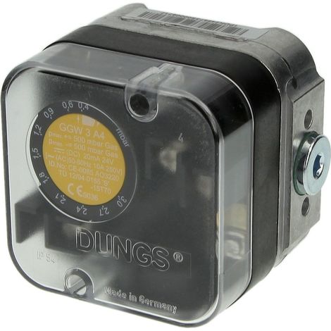 Pressostat différentiel p. gaz et air, GGW 150 A4-U, Dungs