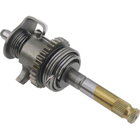 Applicable aux modèles Honda CG125 Flower Cat Silver Cat (ressort de démarreur, arbre d'allumage, pignon de démarreur, ensemble d'arbre de démarreur ZJ125) (1/5)