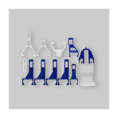 Kit staffe per tutte le campane Geberit 241.167.00.1 (1/5)