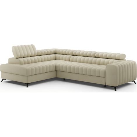 Divano ad angolo collezione KANEDOJO color crema (1/5)