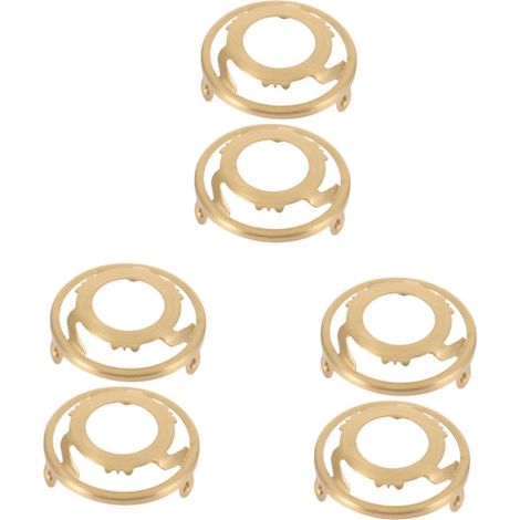 Lot De 6 Anneaux D’Abat-Jour Pour Douille E14 Pièces De Rechange Pour Lampes Collier De Fixation Pour Luminaire Support Triangulaire Pour Installation Stable 6.30 X 6.30 X 6.90 cm (1/5)