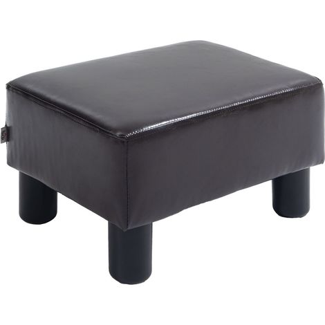 Pouf Repose-Pieds Rectangulaire - Similicuir Haute Résistance - Support 100 kg - Design Moderne (1/5)