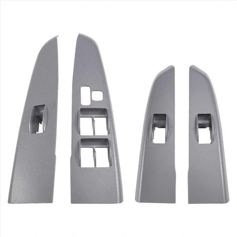 Jeu de garnitures de commandes de vitres pour 2005-2014, panneau en plastique noir, remplacement de console, kit d'accessoires intérieurs (1/5)