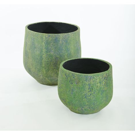 GAUGUIN - Vases en terre cuite - Set de 2 - Décoration intérieure élégante et naturelle