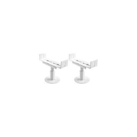 Lot de 2 supports de radiateur réglables en aluminium pour radiateurs en fonte, pieds de support montés au sol avec réglage de la hauteur de 8 à 13 cm